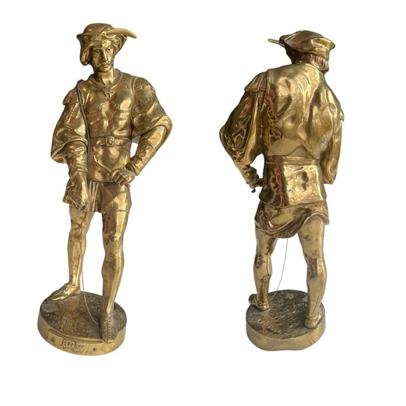 French 19th C Romantic Bronze Statue Emile Louis Picault Archer Art Sculpture - Picture 15 of 16